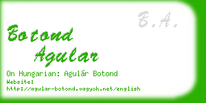 botond agular business card